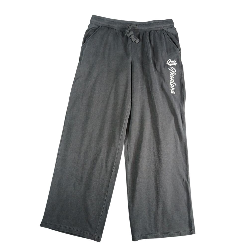 Montana Grizzlies Sweatpants Unisex Men Large Gray Rivalry Threads Wide Leg NWT